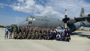 Intrarea în serviciul Forțelor Aeriene Române a unei aeronave C-130H2 Hercules