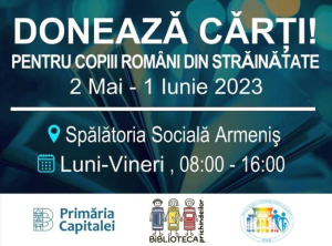 PMB colectează cărți pentru copiii și adolescenții români din străinătate