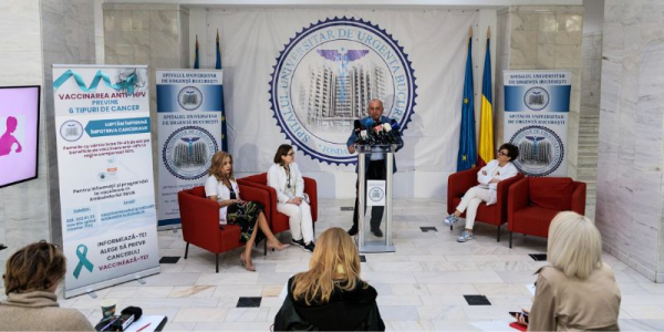 Spitalul Universitar de Urgență București demarează campania „Alege să previi cancerul! Vaccinează-te Anti-HPV! ”