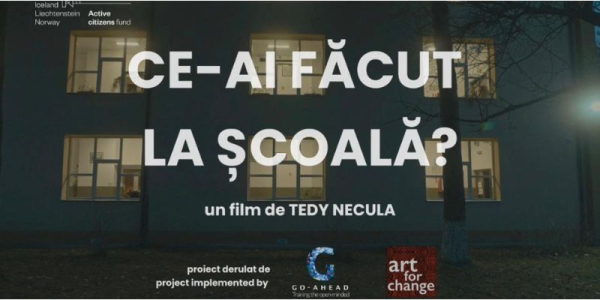 „Ce-ai făcut la școală?”- un manifest pentru educație, pentru egalitate de șanse, pentru schimbare!