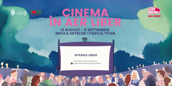 Șase seri de filme de neuitat, în închiderea sezonului de Cinema în aer liber de la București