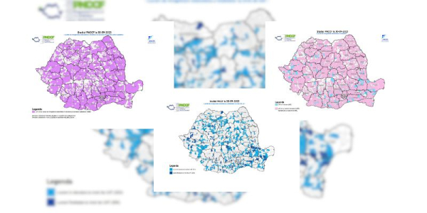 Lucrări de cadastru cu fonduri europene în 478 de comune